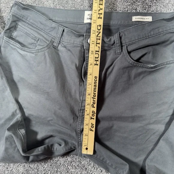 Flint and Tinder Pants Mens 36x34 Gray Tapered Fit Stretch Chino Casual Outdoor - Picture 9 of 11